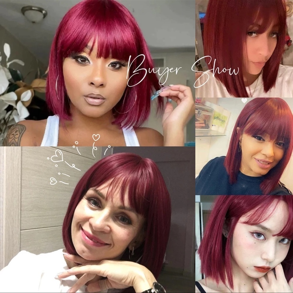RED wig - Picture 4 of 8